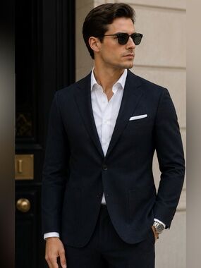 NWT Calvin Klein Collection Italian Men’s Wool Blazer Size 36R / EU 46